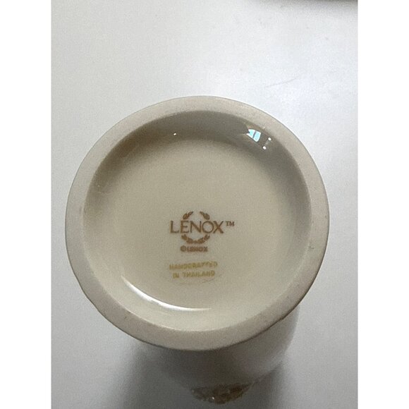 Lenox Rose Blossom Bud Vase Porcelain 7.75 Inch Tall 24K Gold Gilt Edge - Picture 4 of 6